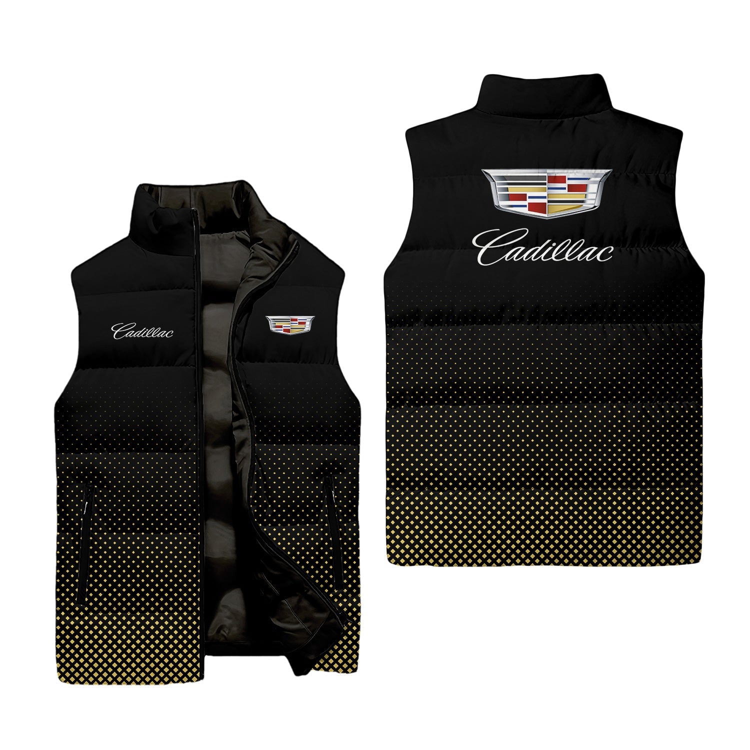 Cadillac Sleeveless Puffer Jacket USPL2793