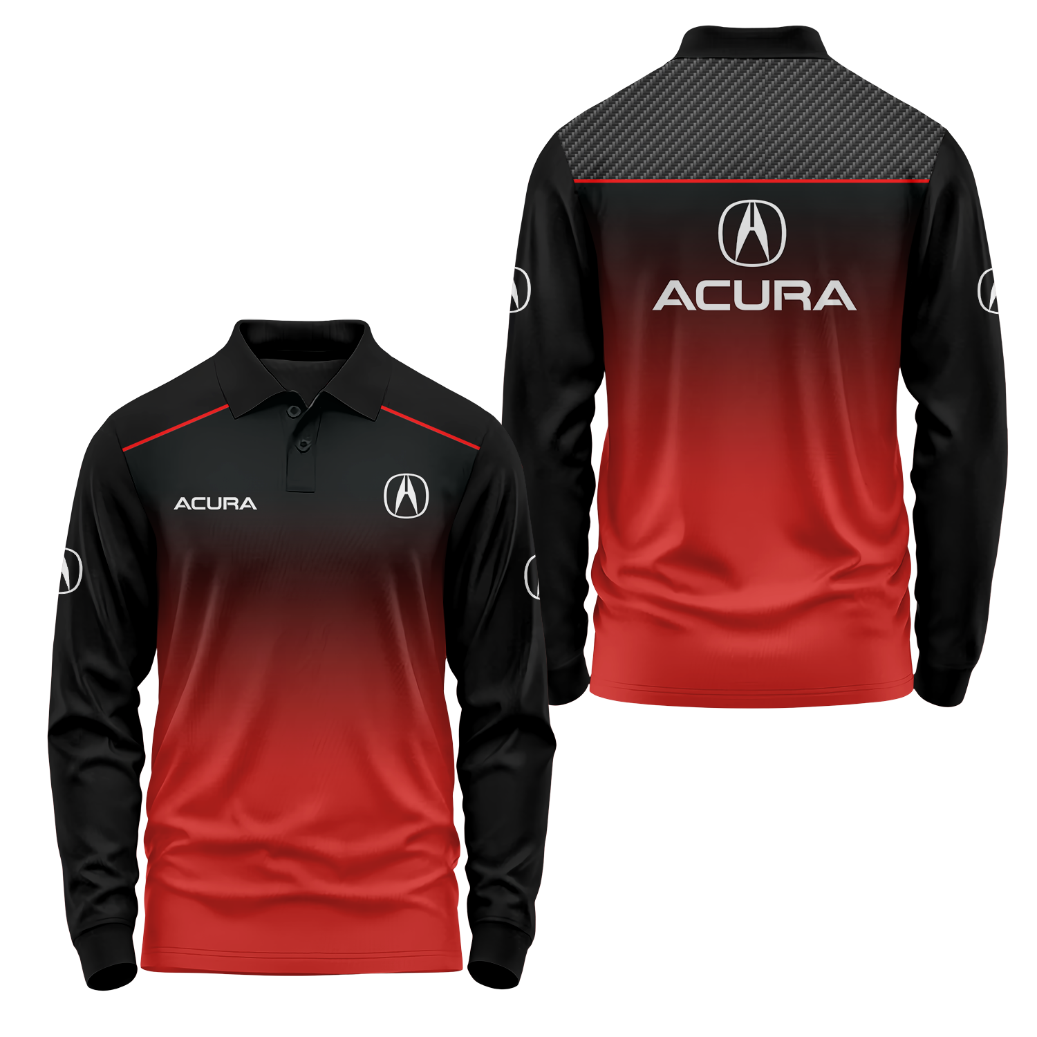 Acura Long Sleeve Polo USPL2737