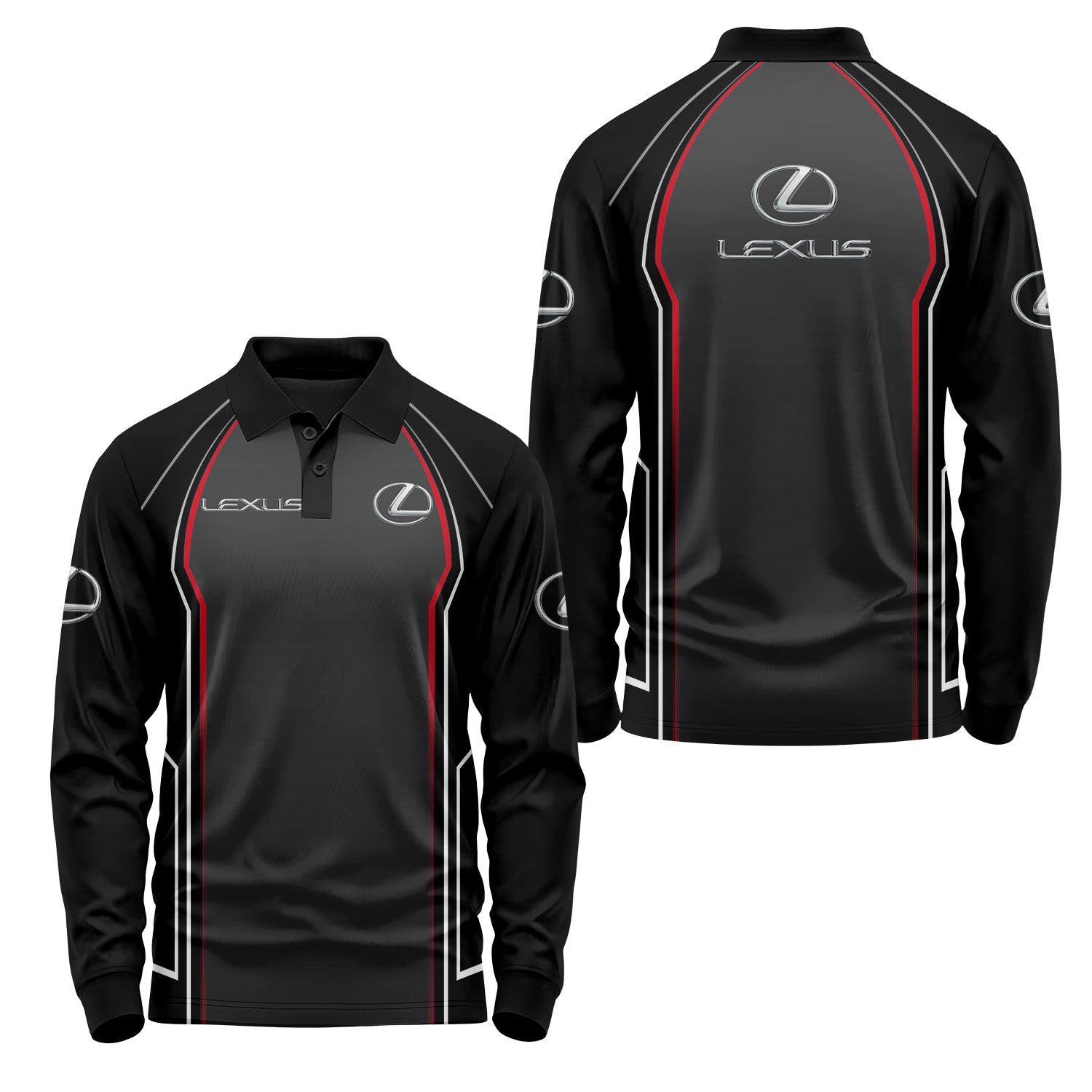 Lexus Long Sleeve Polo USPL2475