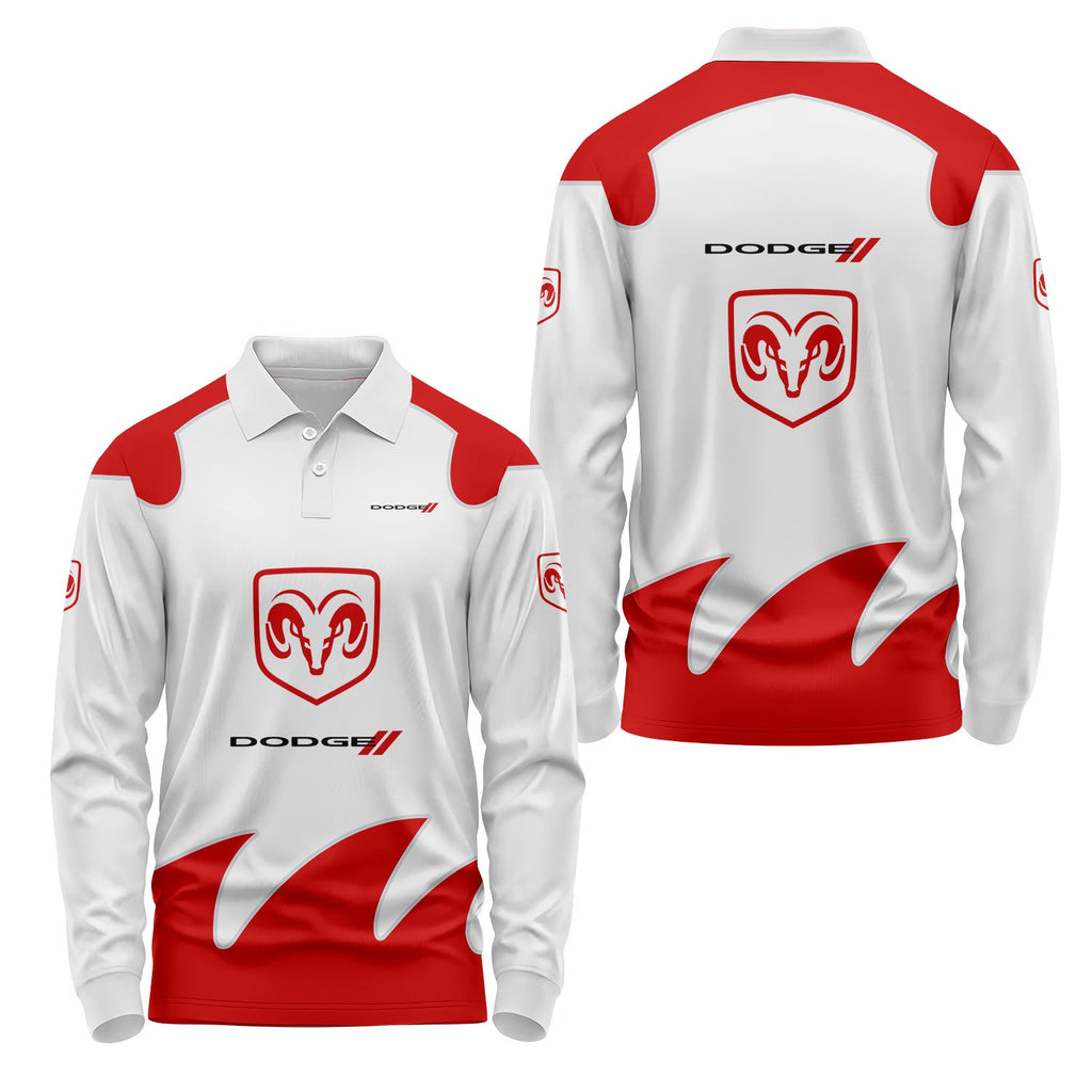 Dodge Long Sleeve Polo USPL2956