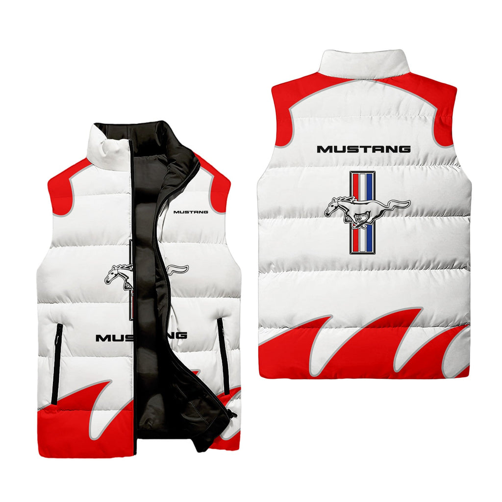 Ford Mustang Sleeveless Puffer Jacket USPL2716