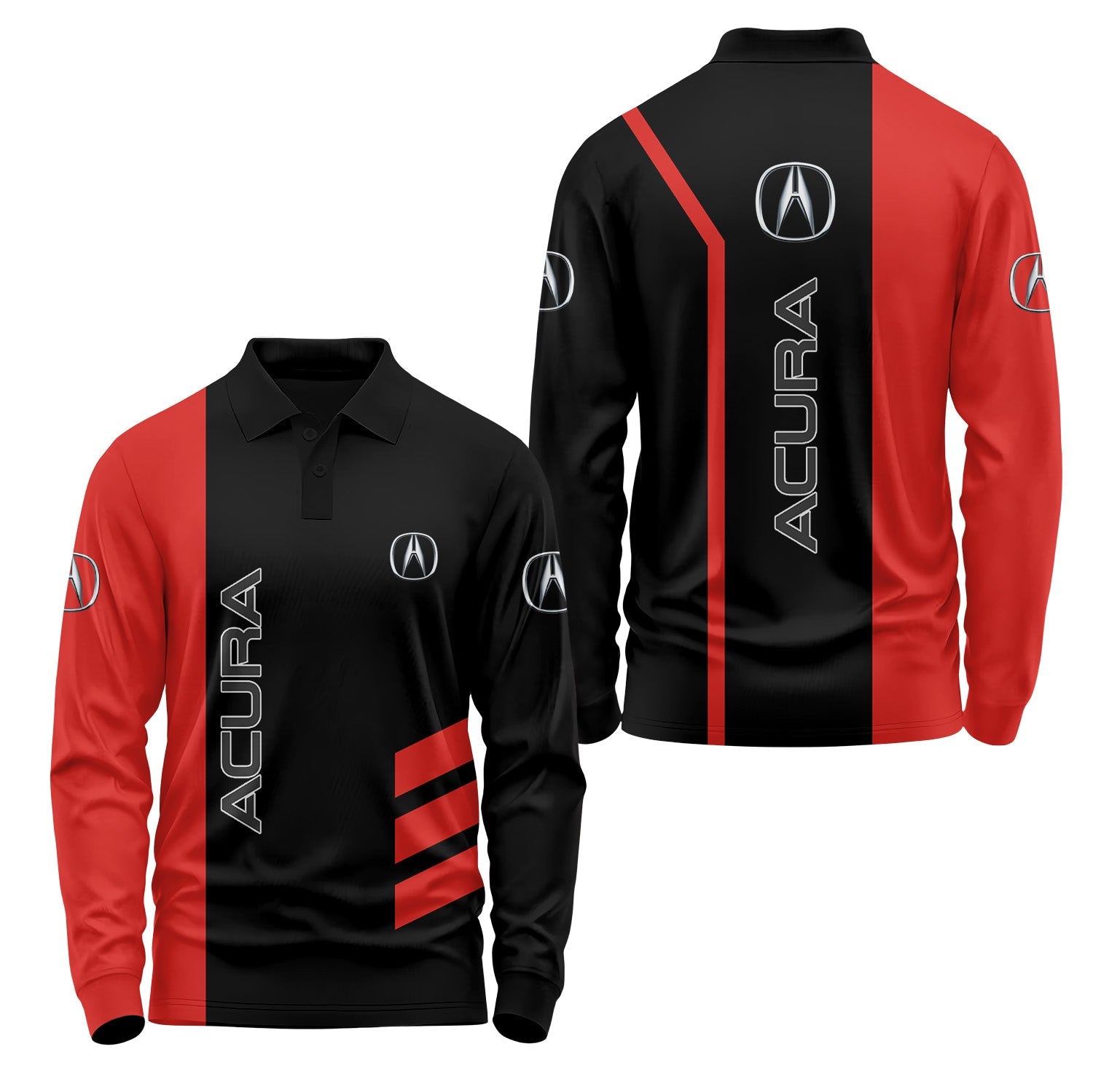 Acura Long Sleeve Polo USPL2772