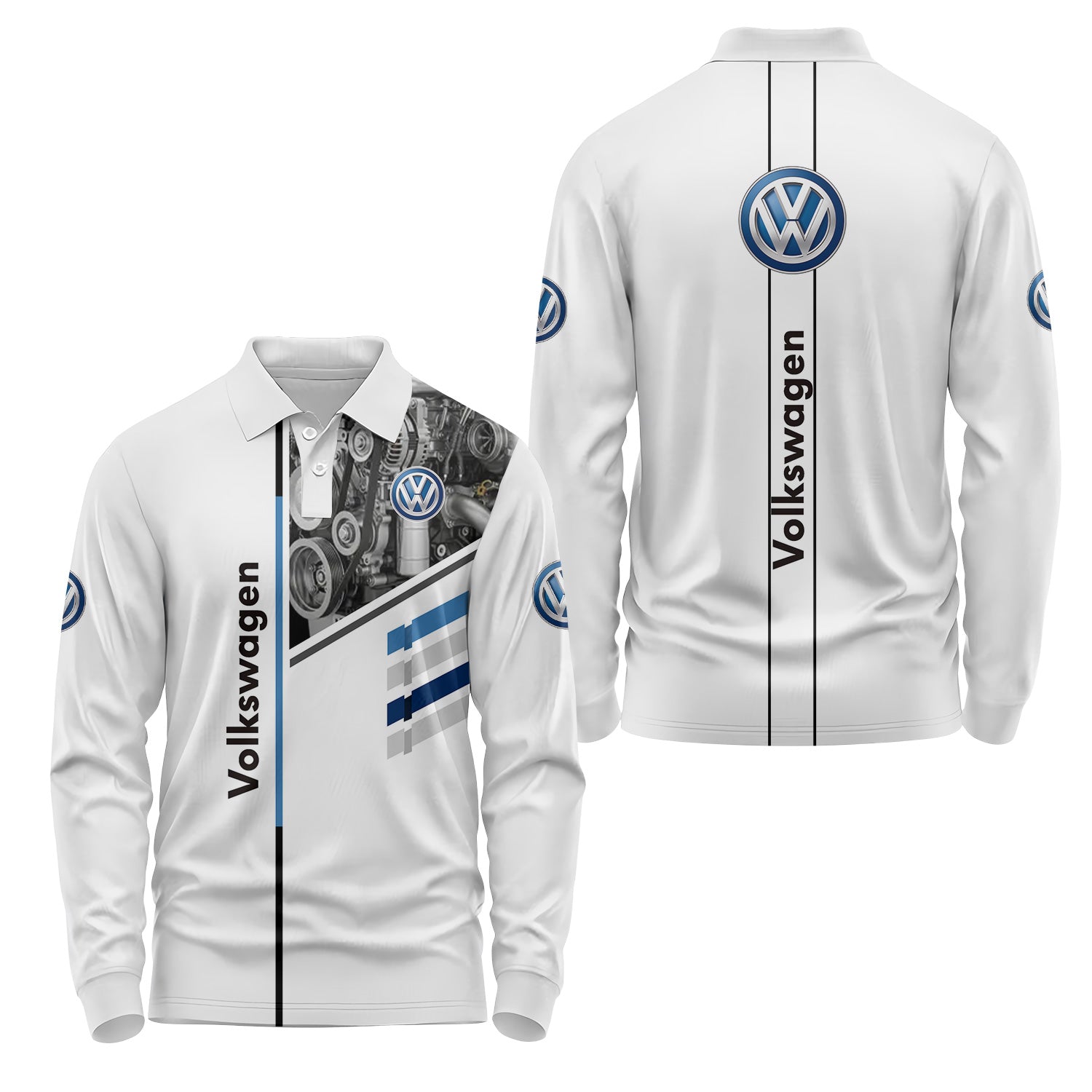 Volkswagen Long Sleeve Polo USPL2996