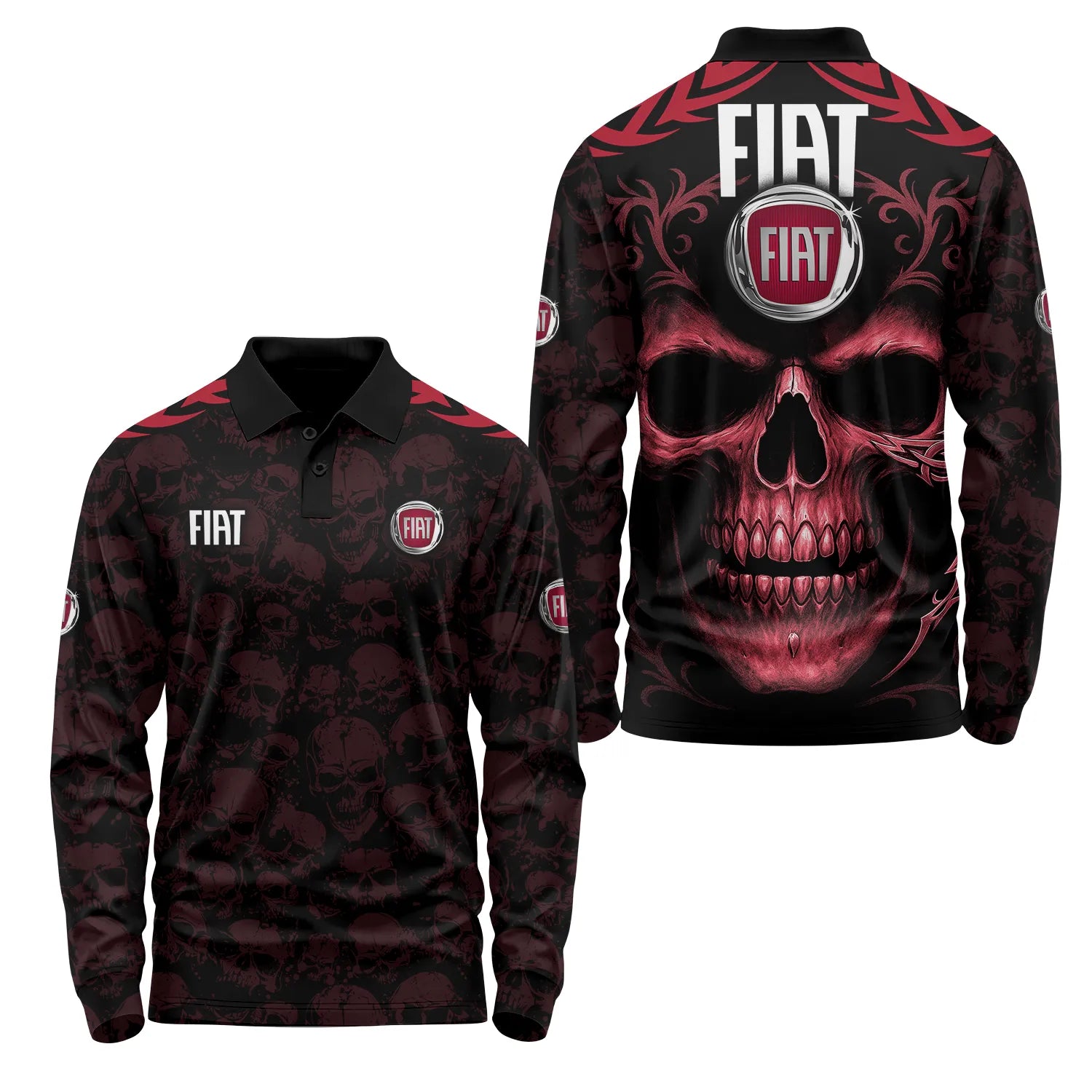 Fiat Long Sleeve Polo SC014