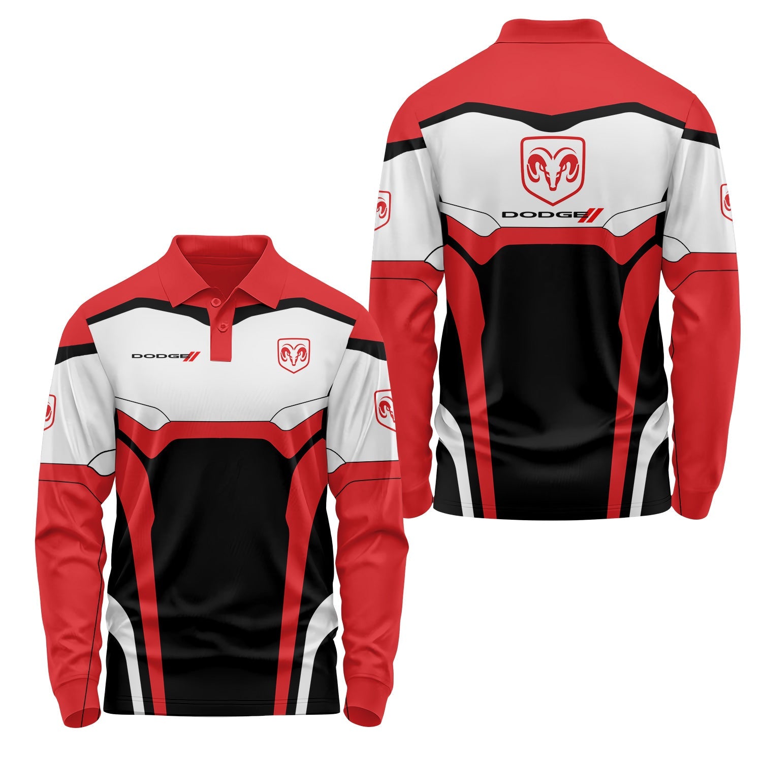 Dodge Long Sleeve Polo USPL2940