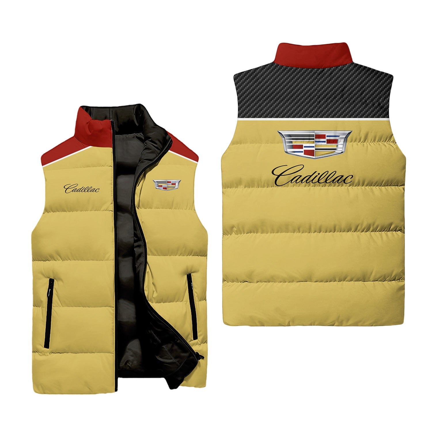 Cadillac Sleeveless Puffer Jacket USPL2794