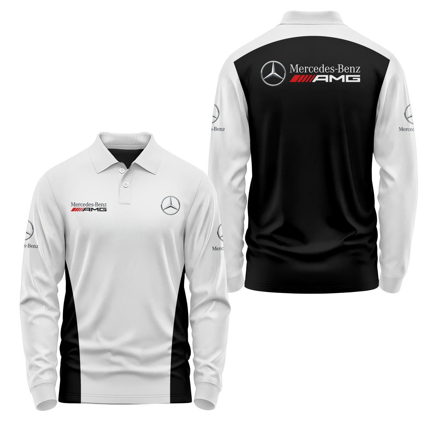 Mercedes Long Sleeve Polo MERC008