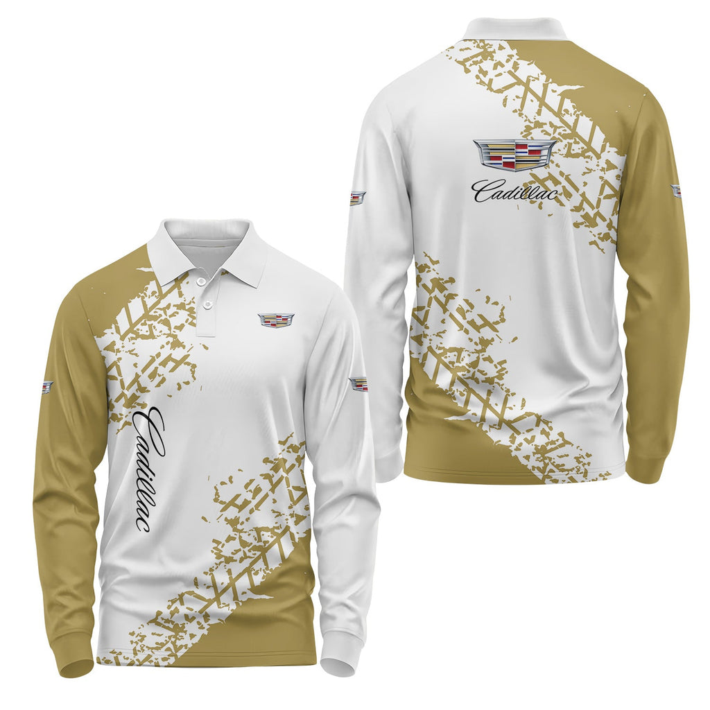 Cadillac Long Sleeve Polo USPL2822