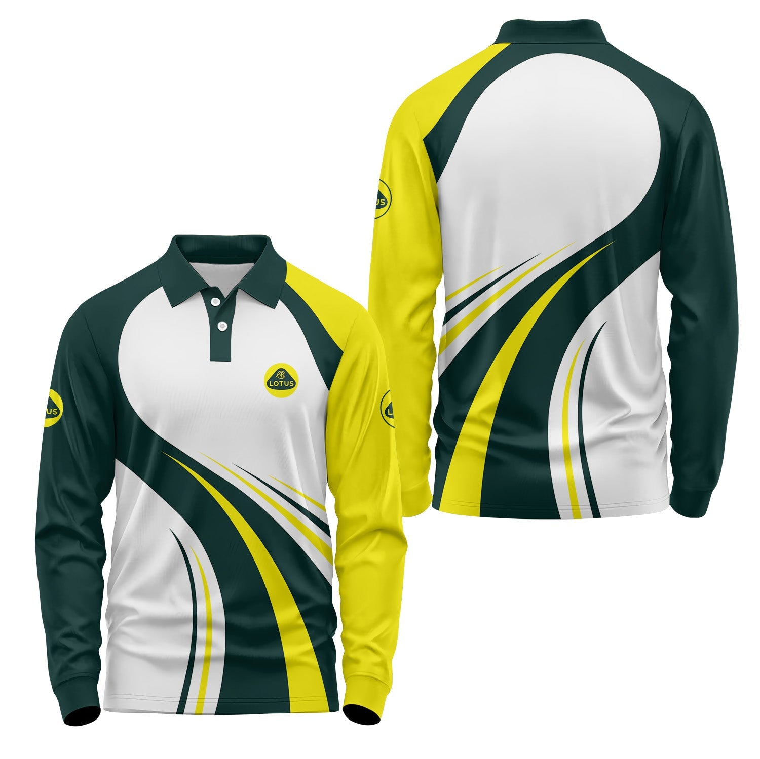 Lotus Long Sleeve Polo USPL2573