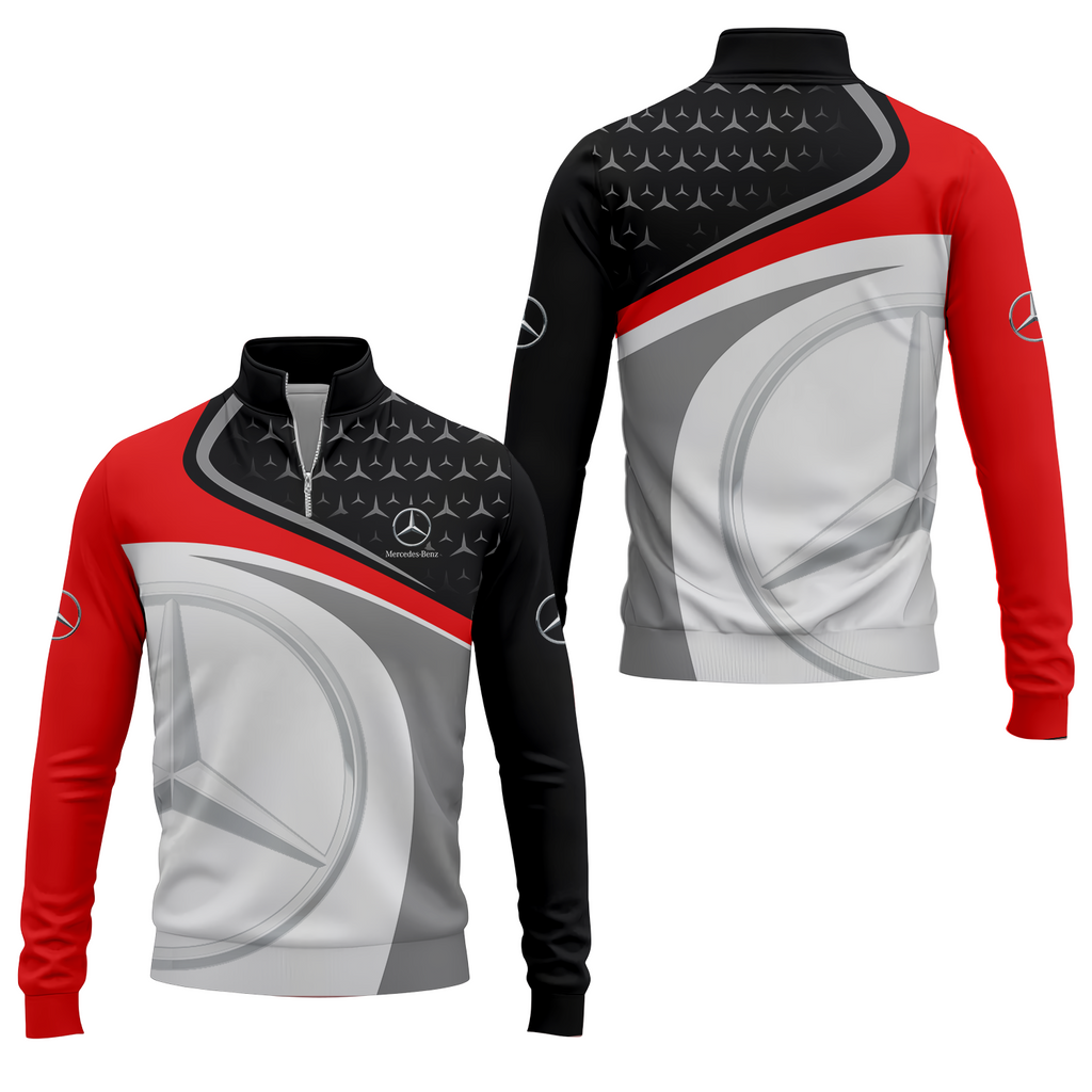 Mercedes Apparels MERC026 - Quarter-zip Pullover