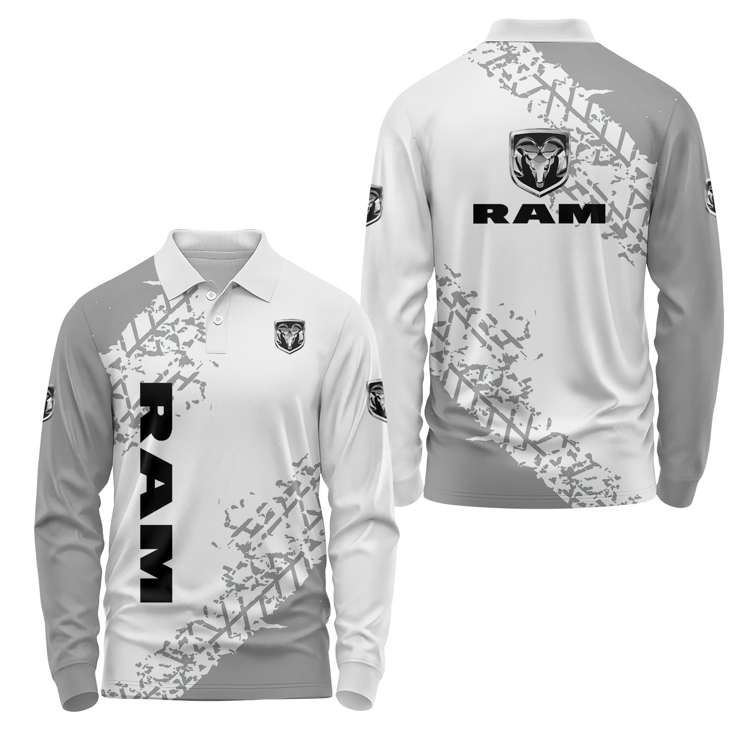 Ram Long Sleeve Polo USPL3062