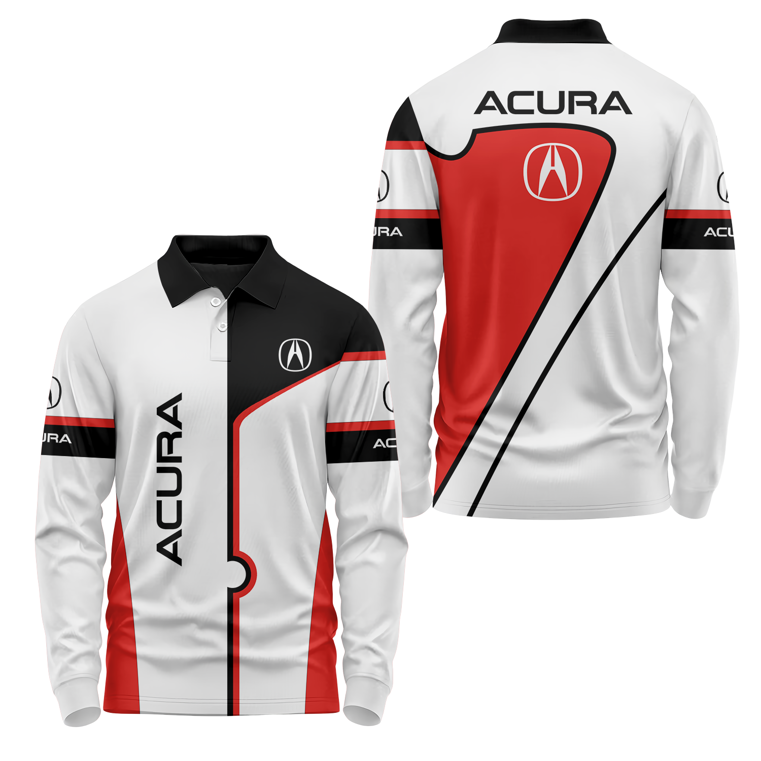 Acura Long Sleeve Polo USPL2730