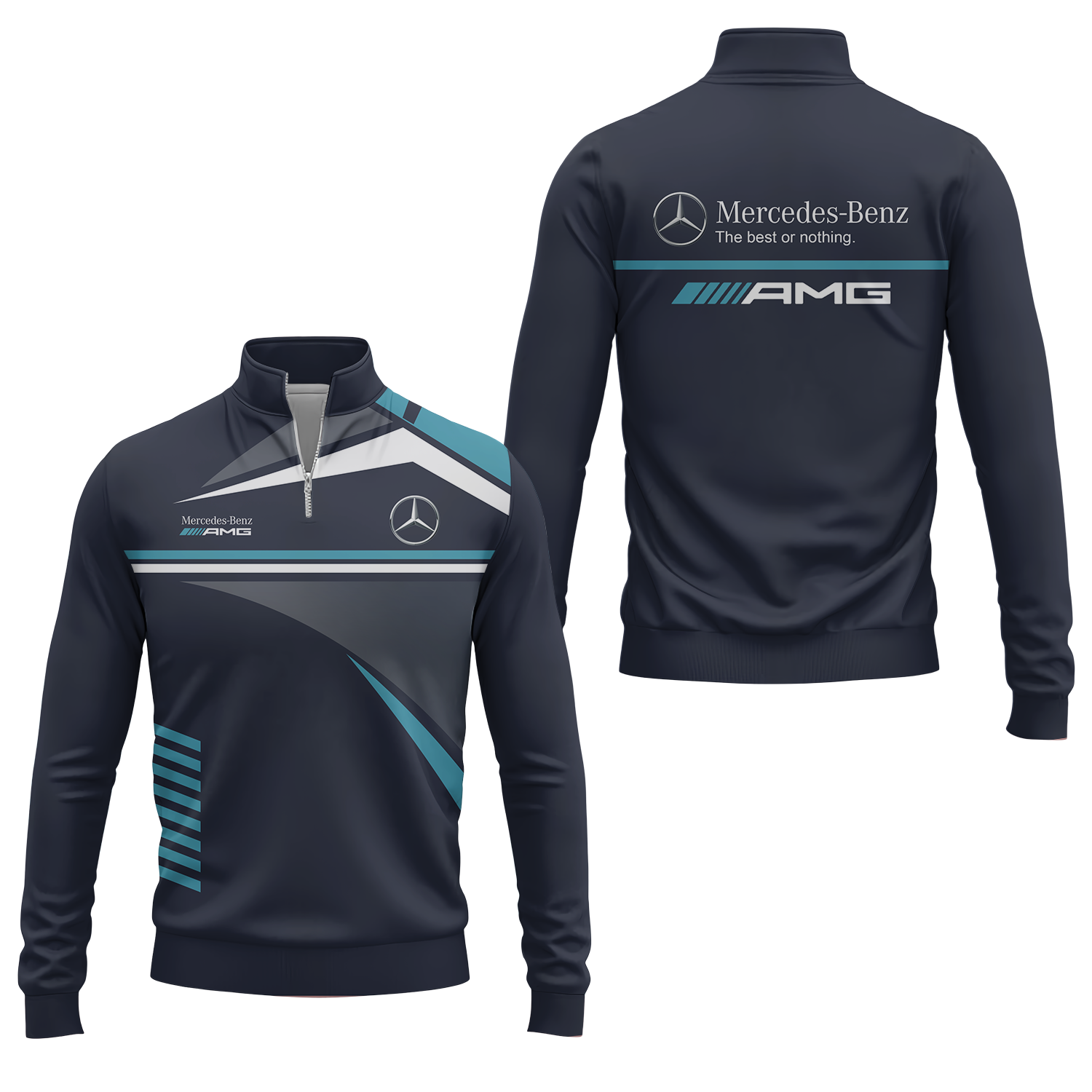 Mercedes Apparels MERC001 - Quarter-zip Pullover