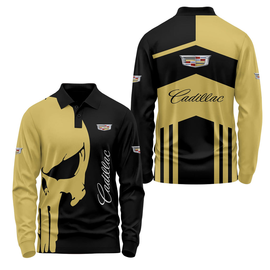 Cadillac Long Sleeve Polo USPL2791