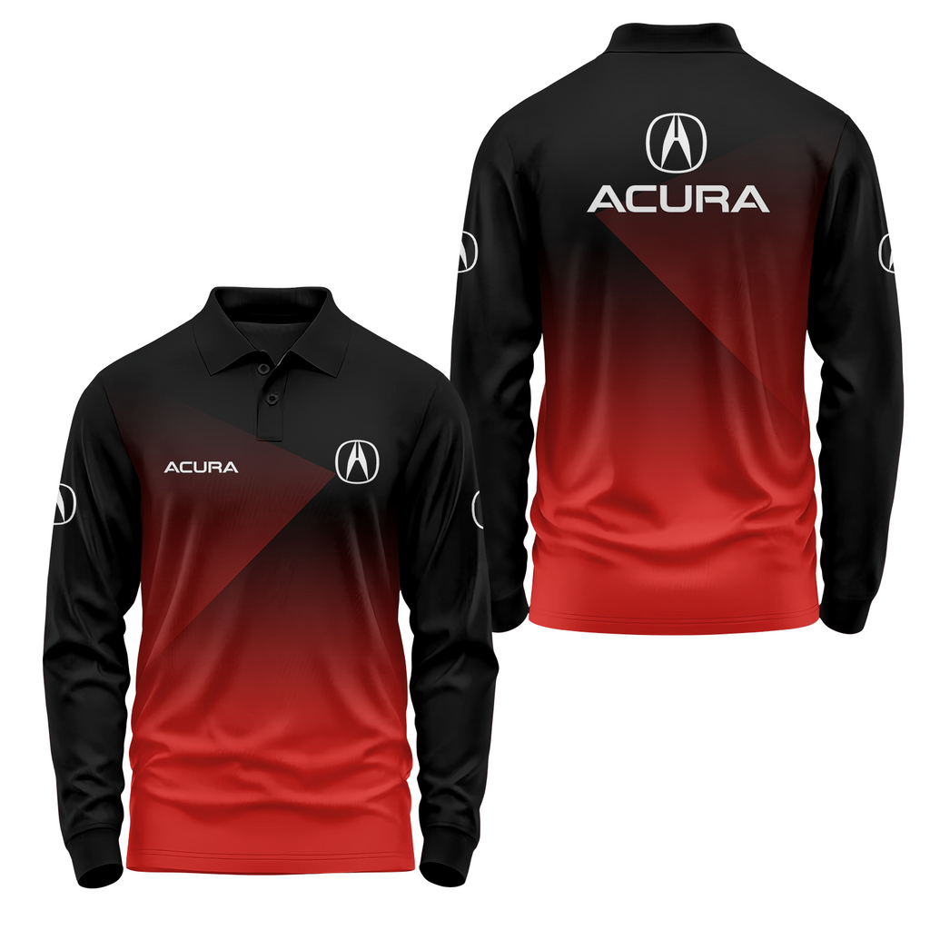 Acura Long Sleeve Polo USPL2729