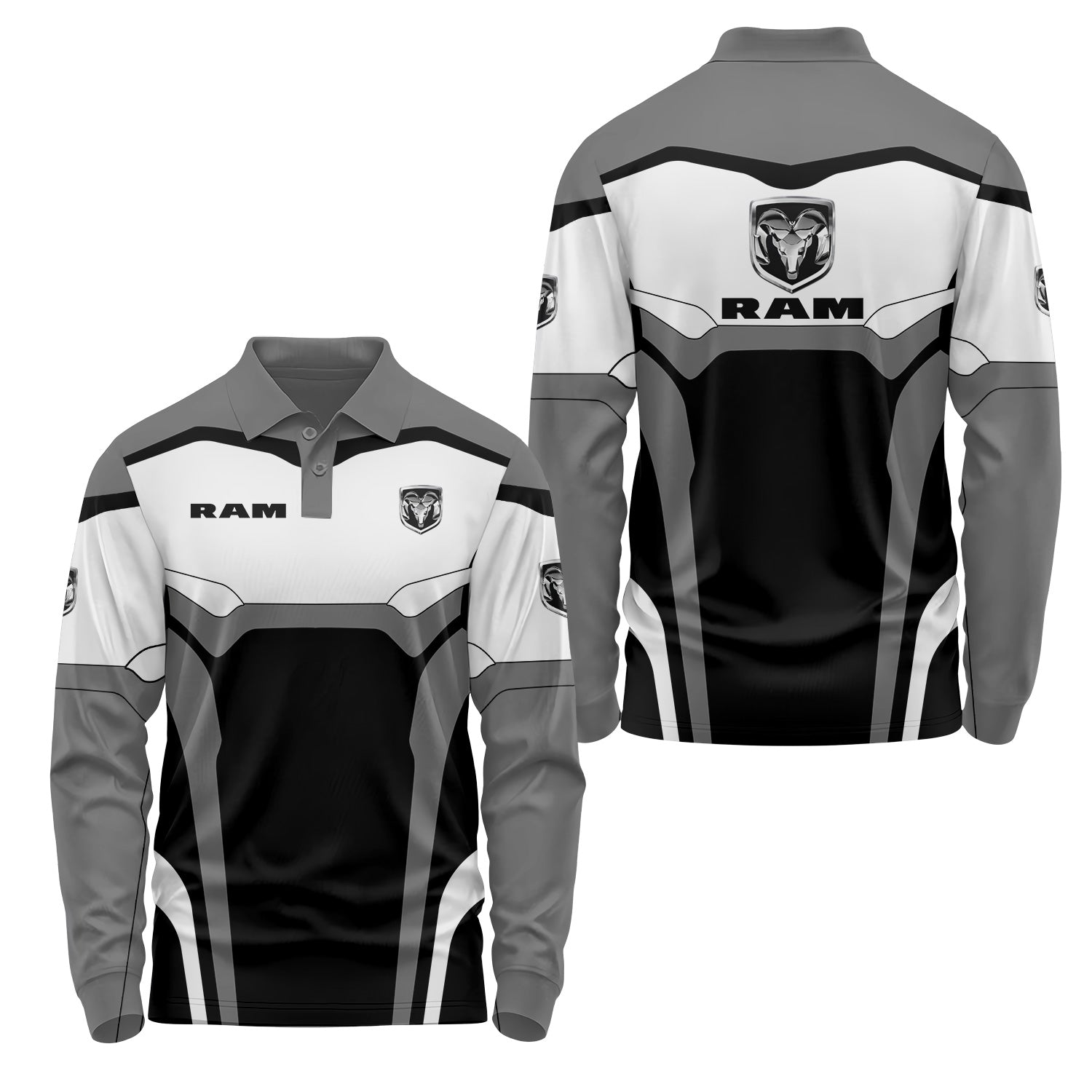 Ram Long Sleeve Polo USPL3060