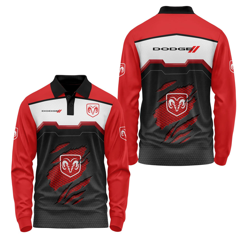 Dodge Long Sleeve Polo USPL2959