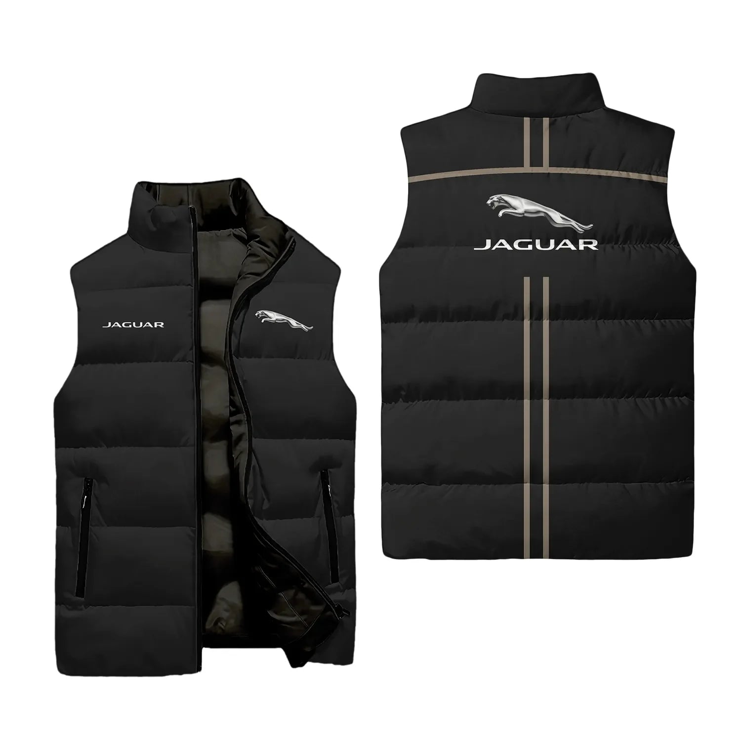 Jaguar Sleeveless Puffer Jacket SC018