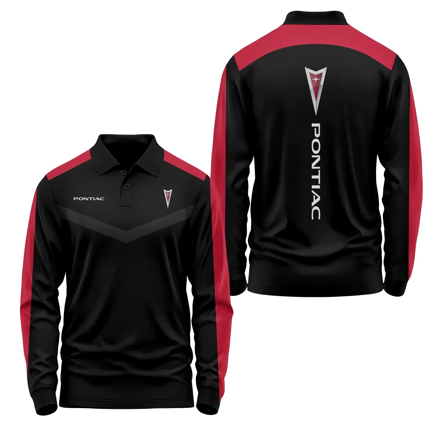 Pontiac Long Sleeve Polo SC035