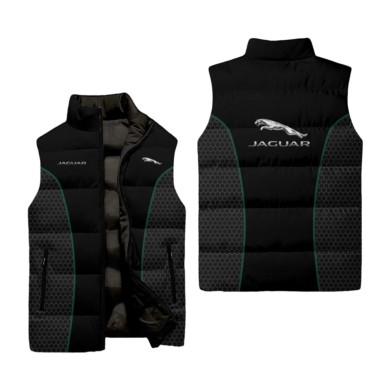 Jaguar Sleeveless Puffer Jacket USPL3244