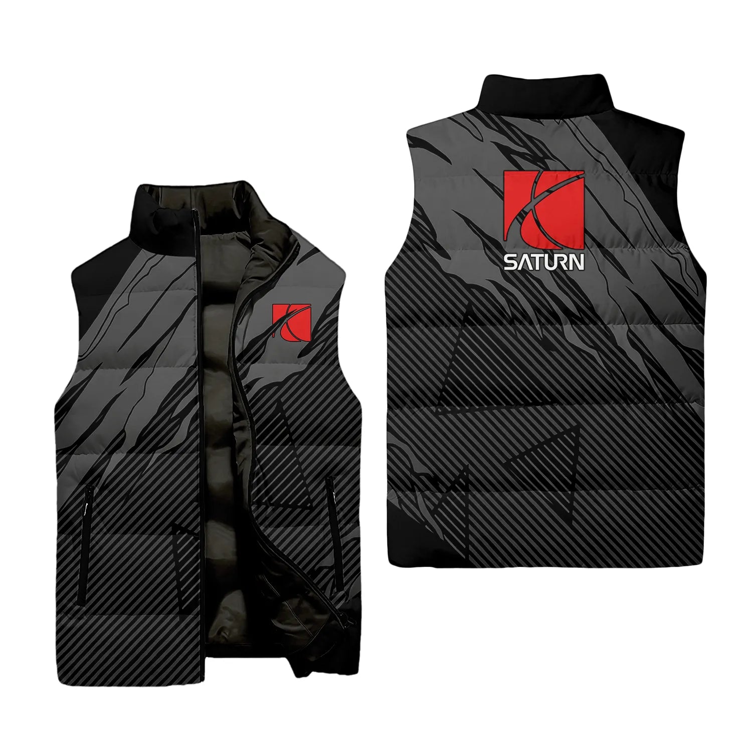 Saturn Sleeveless Puffer Jacket SC009