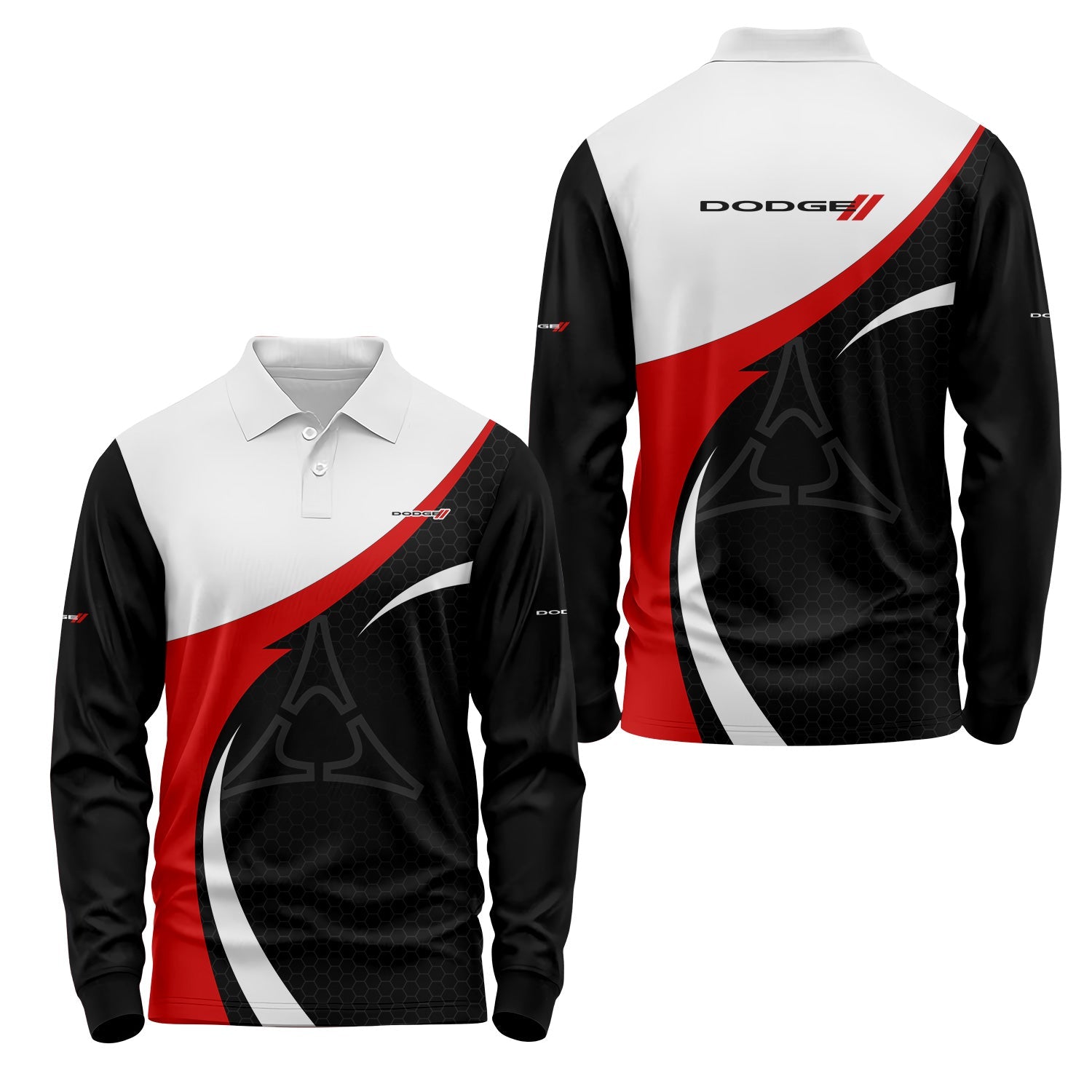 Dodge Long Sleeve Polo USPL2922