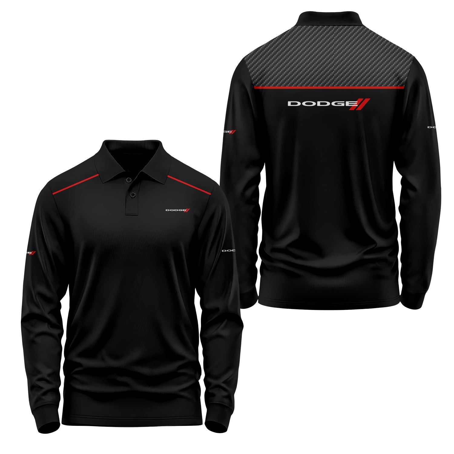 Dodge Long Sleeve Polo USPL2914