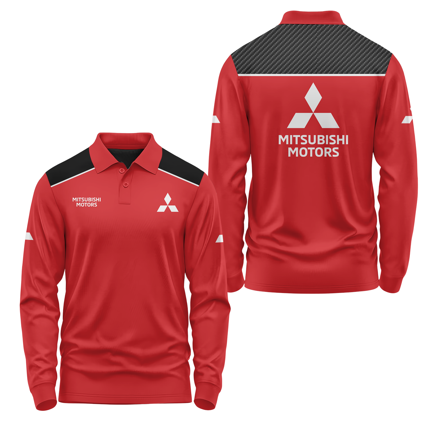 Mitsubishi Long Sleeve Polo USPL2374