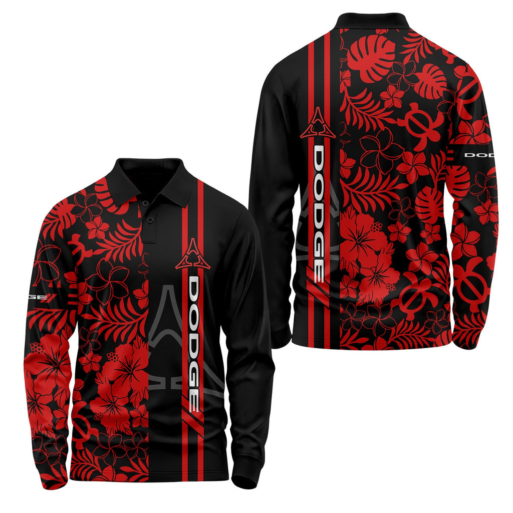 Dodge Long Sleeve Polo USPL2946