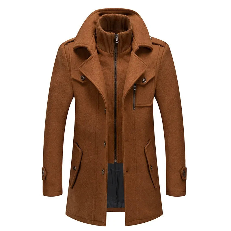 BOGO | Men’s Premium Double-Collar Wool Coat