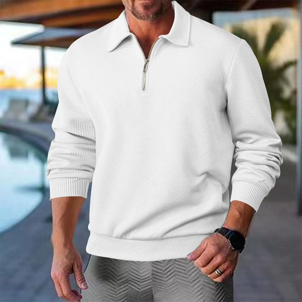 BOGO | Men’s Premium Textured Half-Zip Pullover