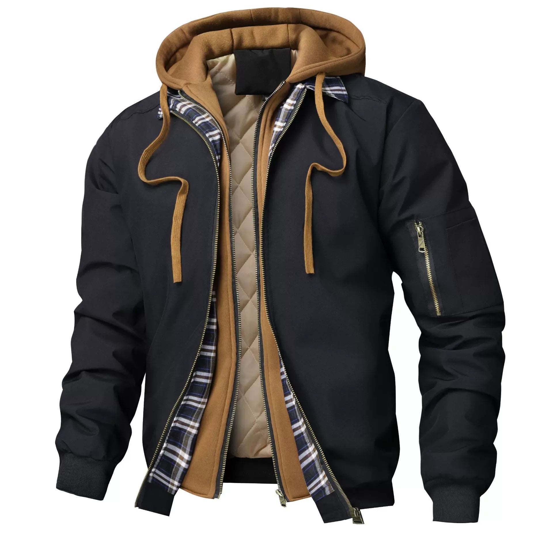 BOGO | Men’s Premium Quilted Jacket Hoodie