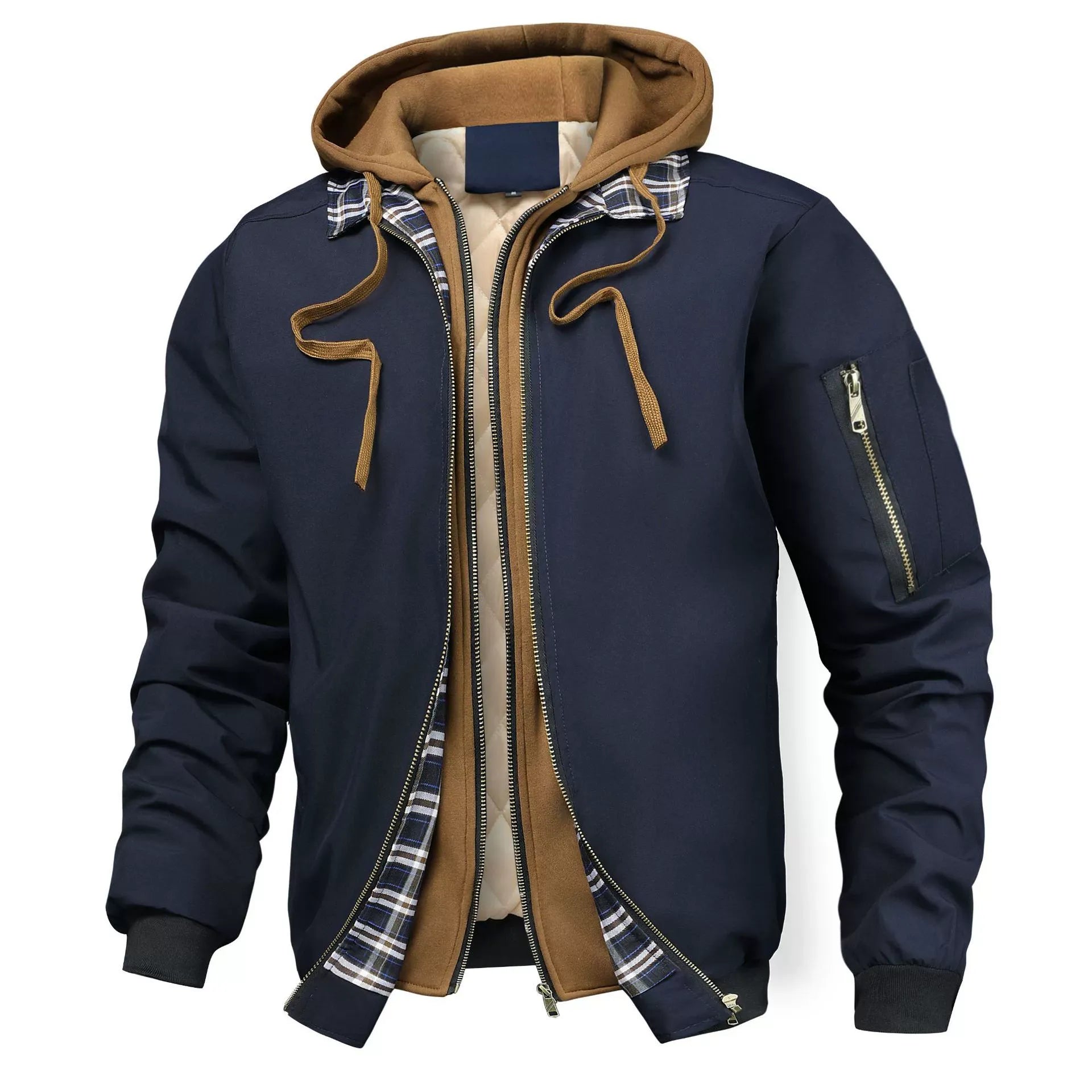 BOGO | Men’s Premium Quilted Jacket Hoodie