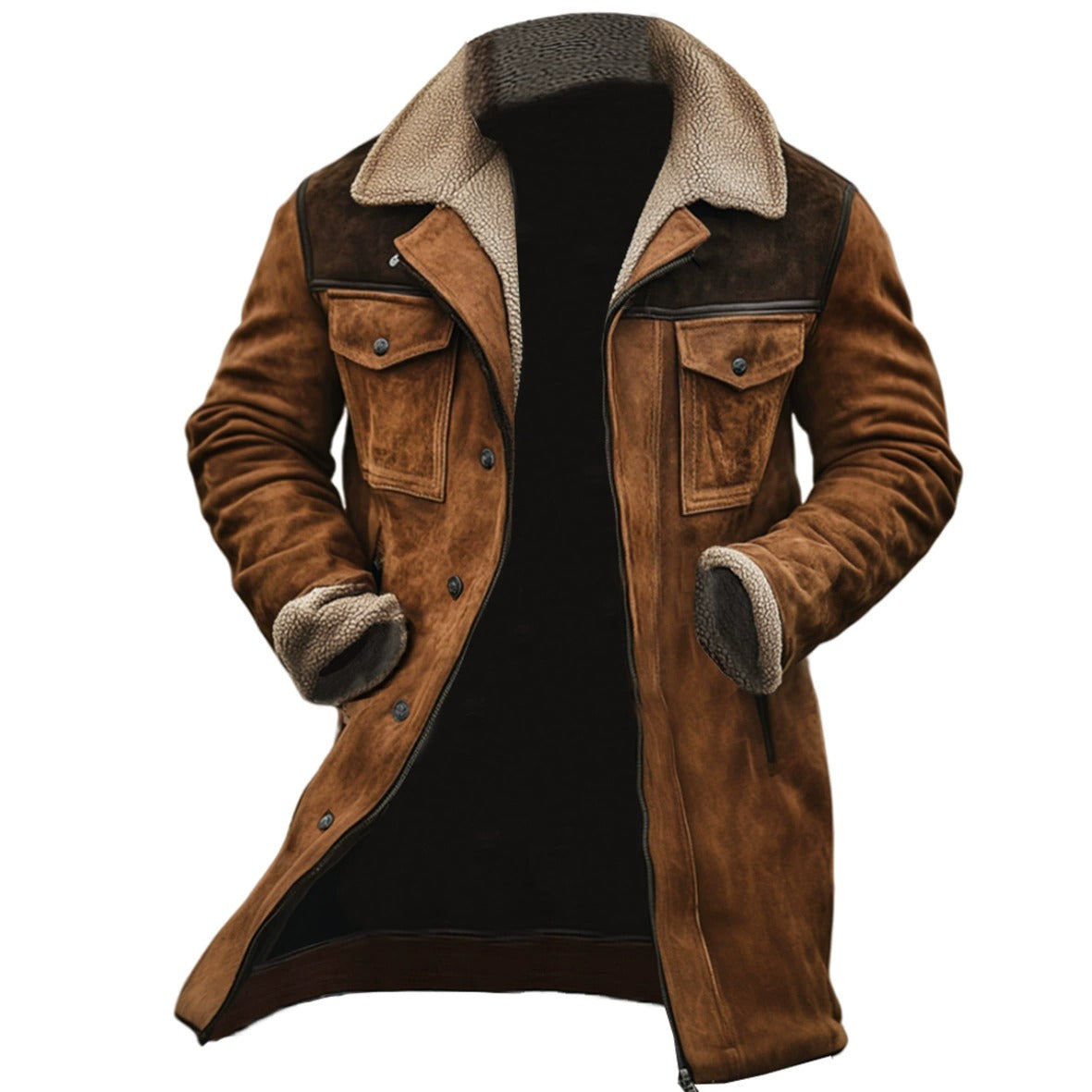 BOGO | Men’s Vintage Suede Patchwork Jacket