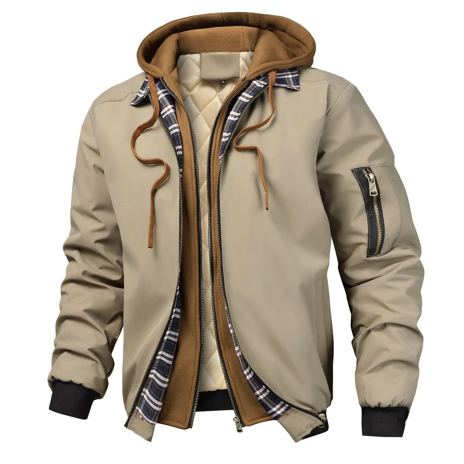 BOGO | Men’s Premium Quilted Jacket Hoodie