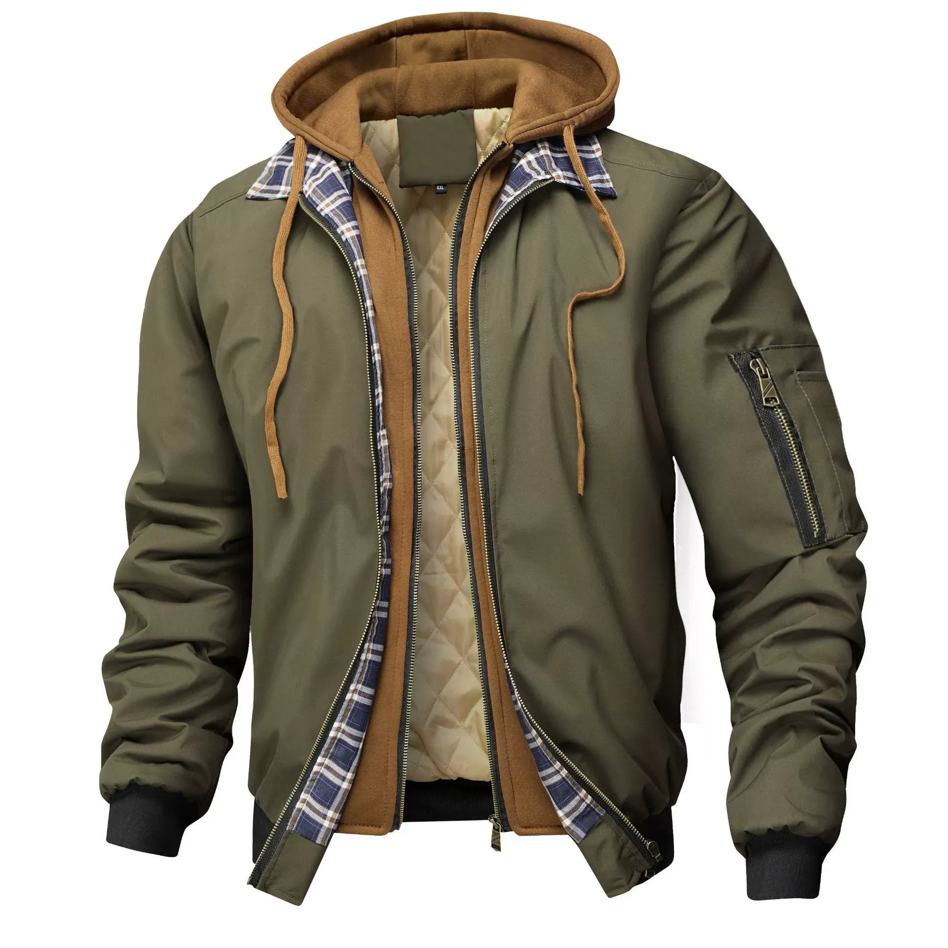 BOGO | Men’s Premium Quilted Jacket Hoodie