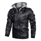 BOGO | Men’s Premium Hooded Leather Jacket