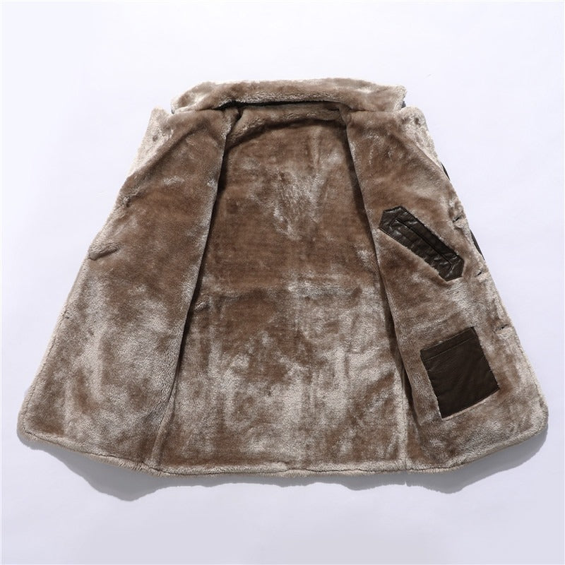 BOGO | Men’s Premium Leather Plush Jacket