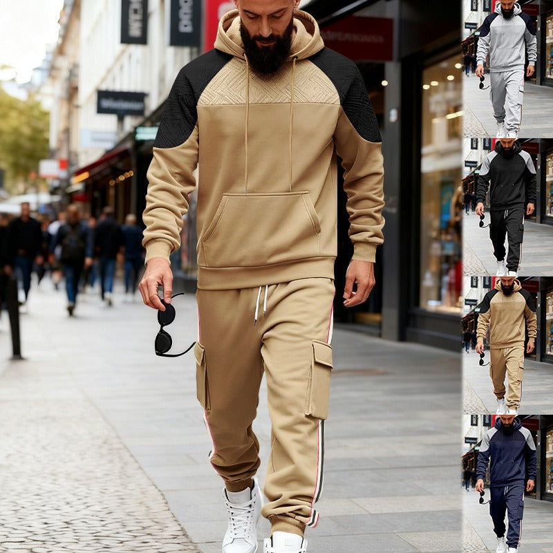 BOGO | Men’s Premium Color-Block Hoodie & Jogger Set