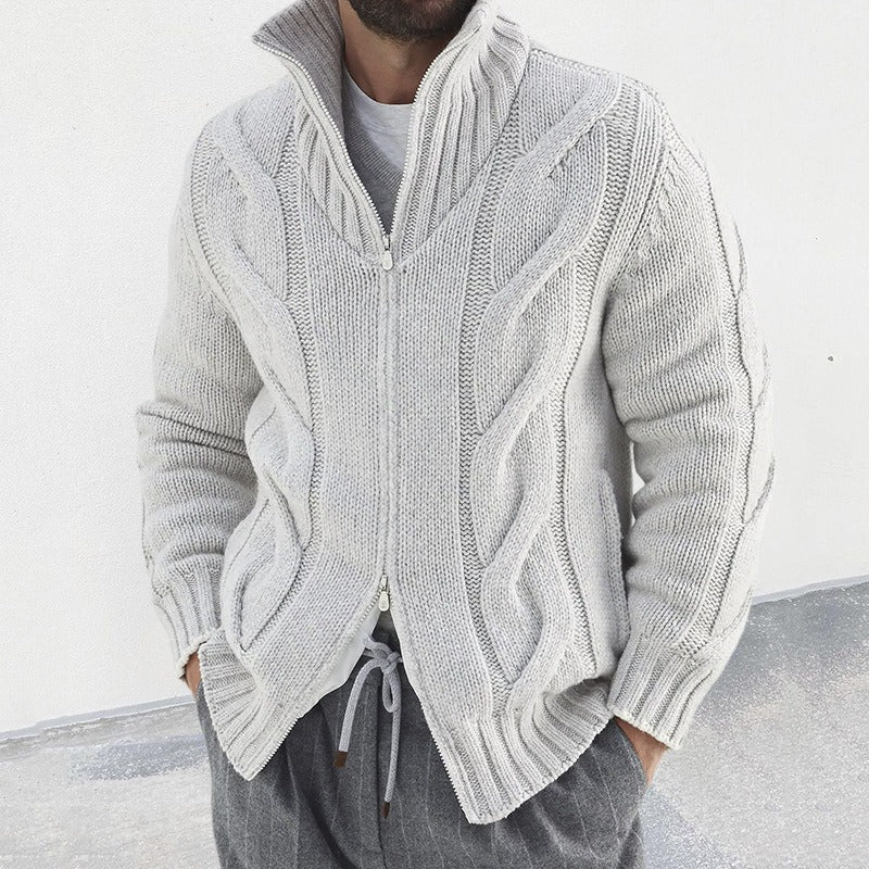 BOGO | Men’s Cable-Knit Zip Jacket