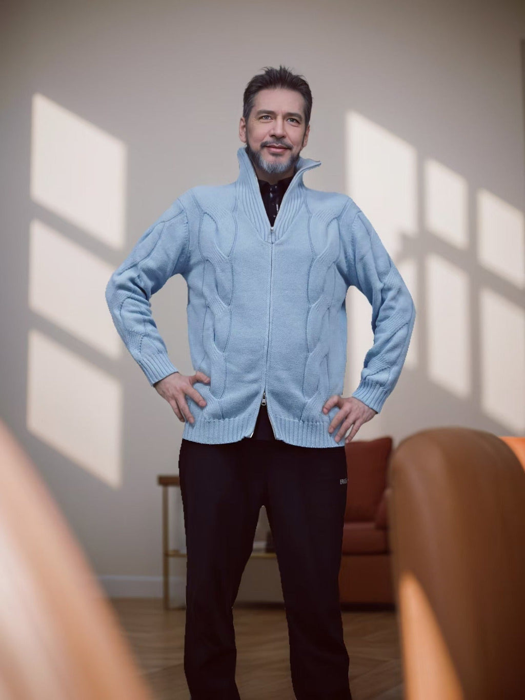 BOGO | Men’s Cable-Knit Zip Jacket
