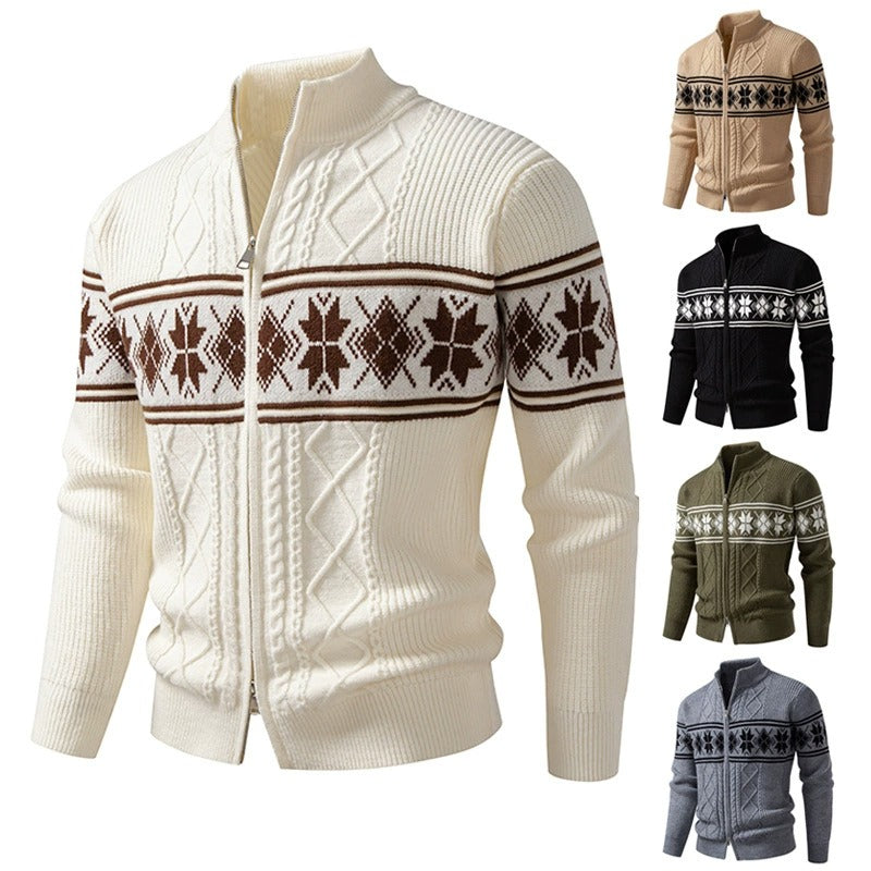 BOGO | Men’s Jacquard Knit Cardigan