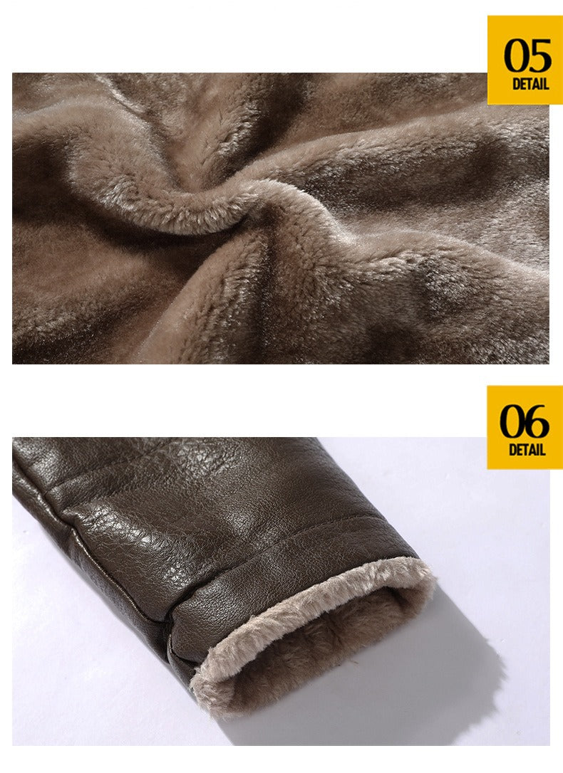 BOGO | Men’s Premium Leather Plush Jacket