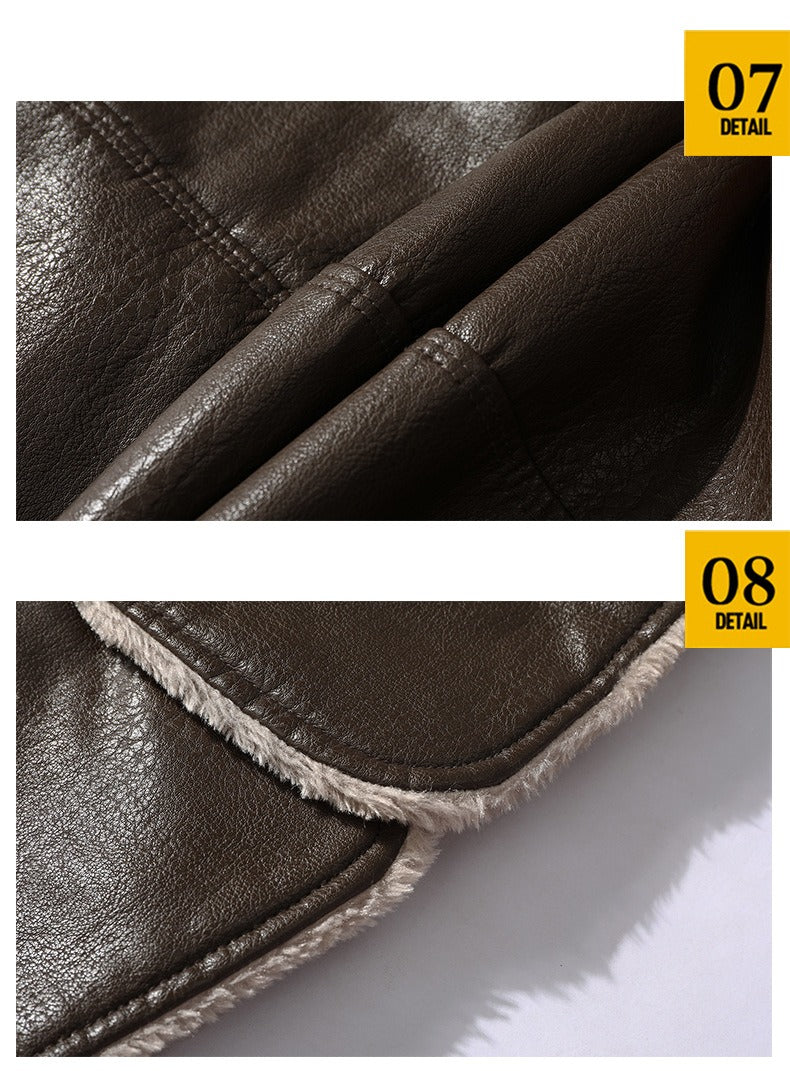 BOGO | Men’s Premium Leather Plush Jacket