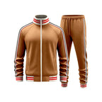 BOGO | Men’s Premium Fleece-Lined Stripe Jacket & Jogger Set