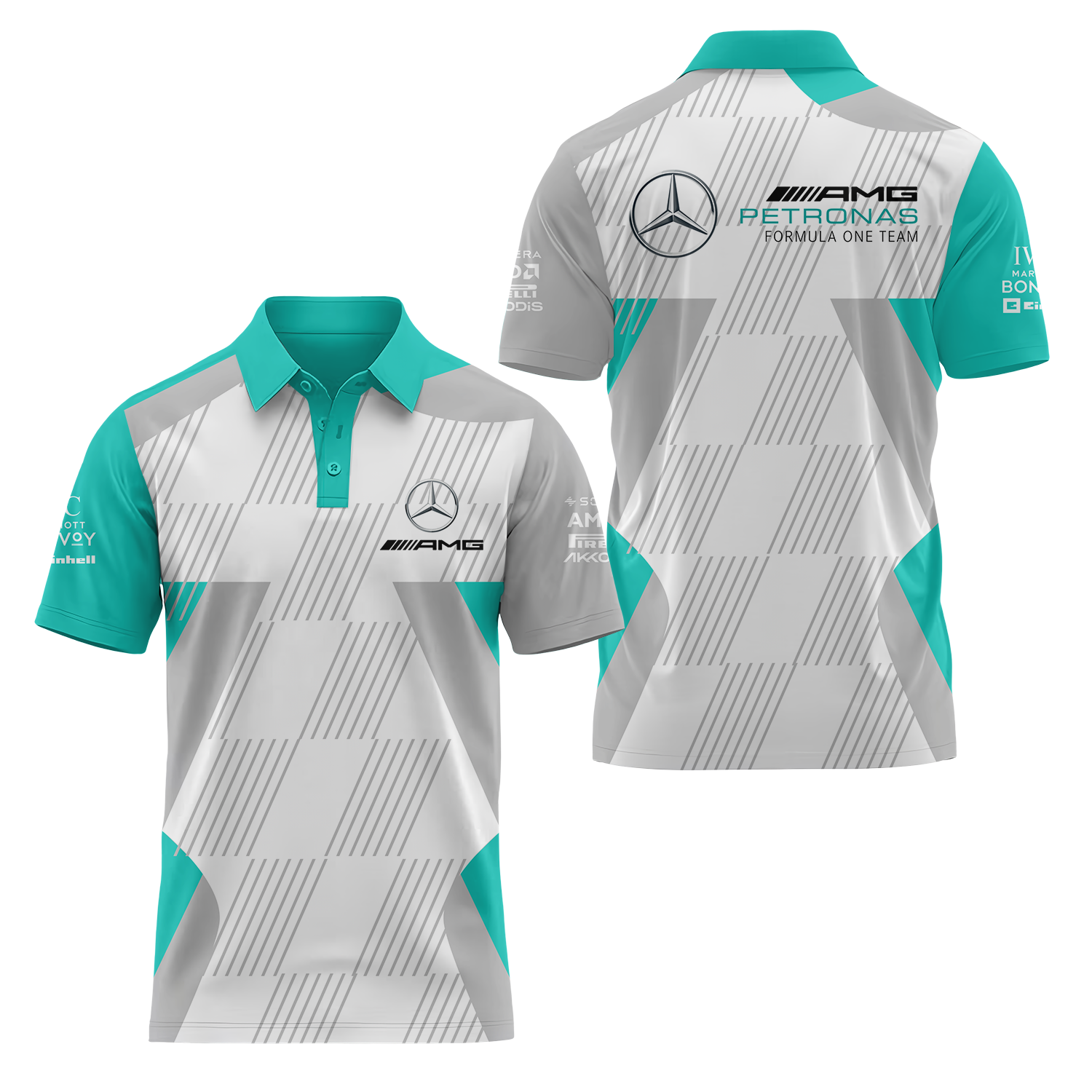 Custom Mercedes Short Sleeve Polo USPL017