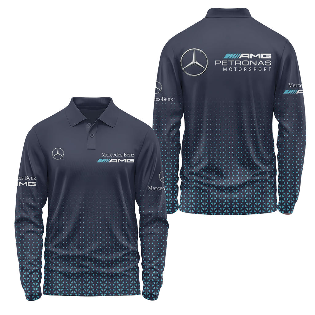 Mercedes Long Sleeve Polo USPL005