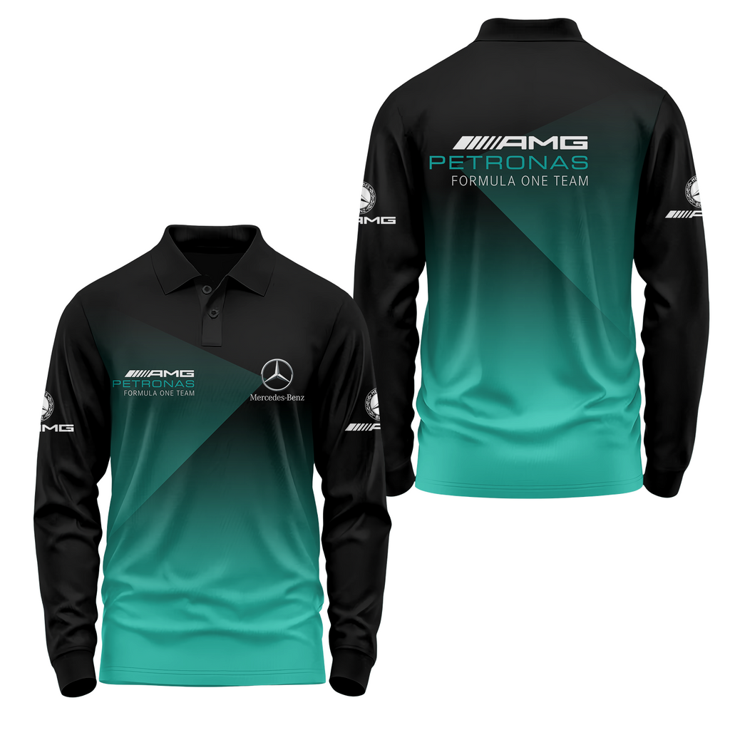 Mercedes Long Sleeve Polo USPL006