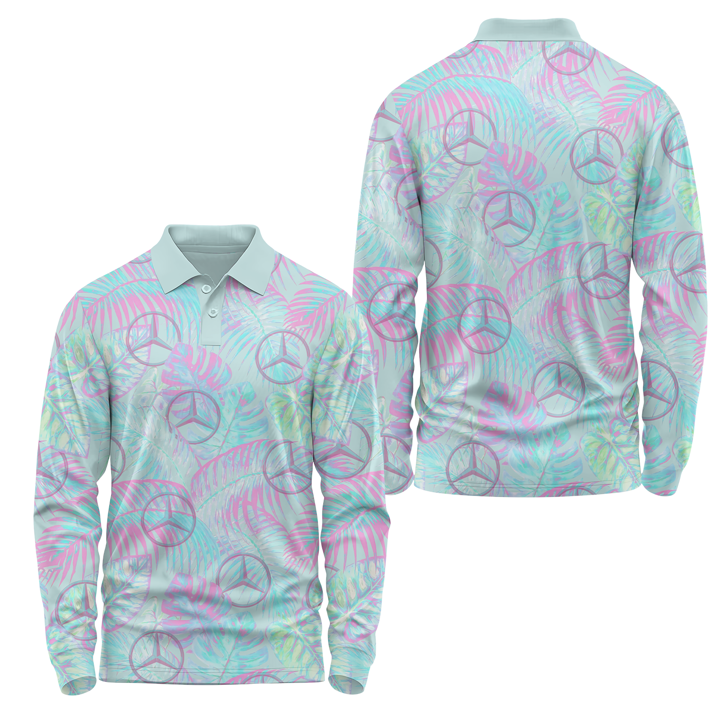 Mercedes Long Sleeve Polo USPL019