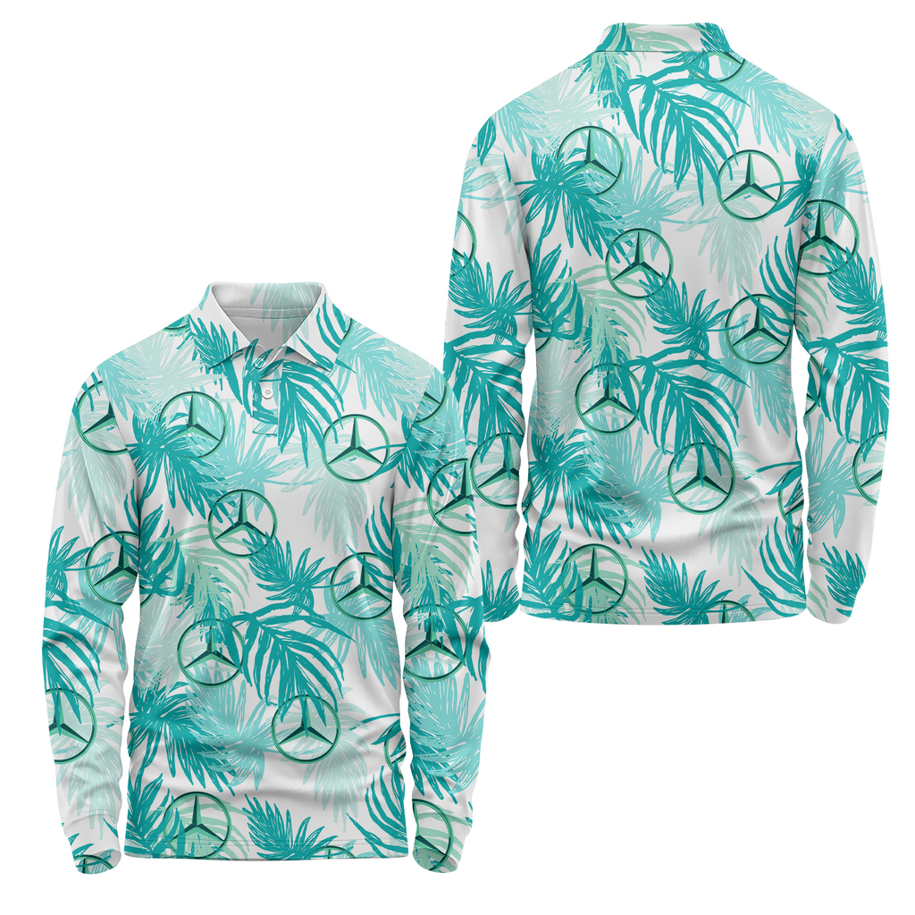 Mercedes Long Sleeve Polo USPL020